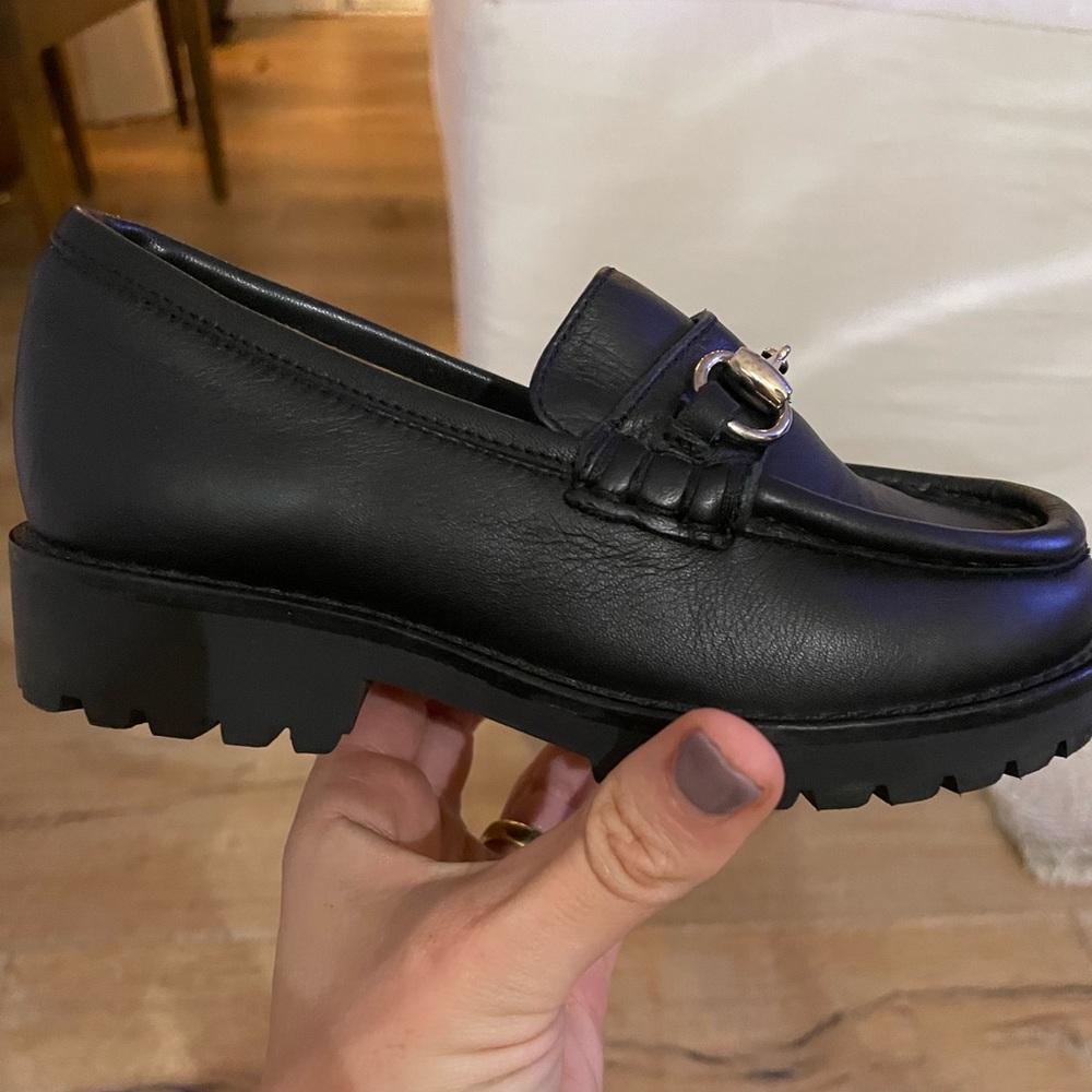 Girls Gucci Loafers with Horsebit